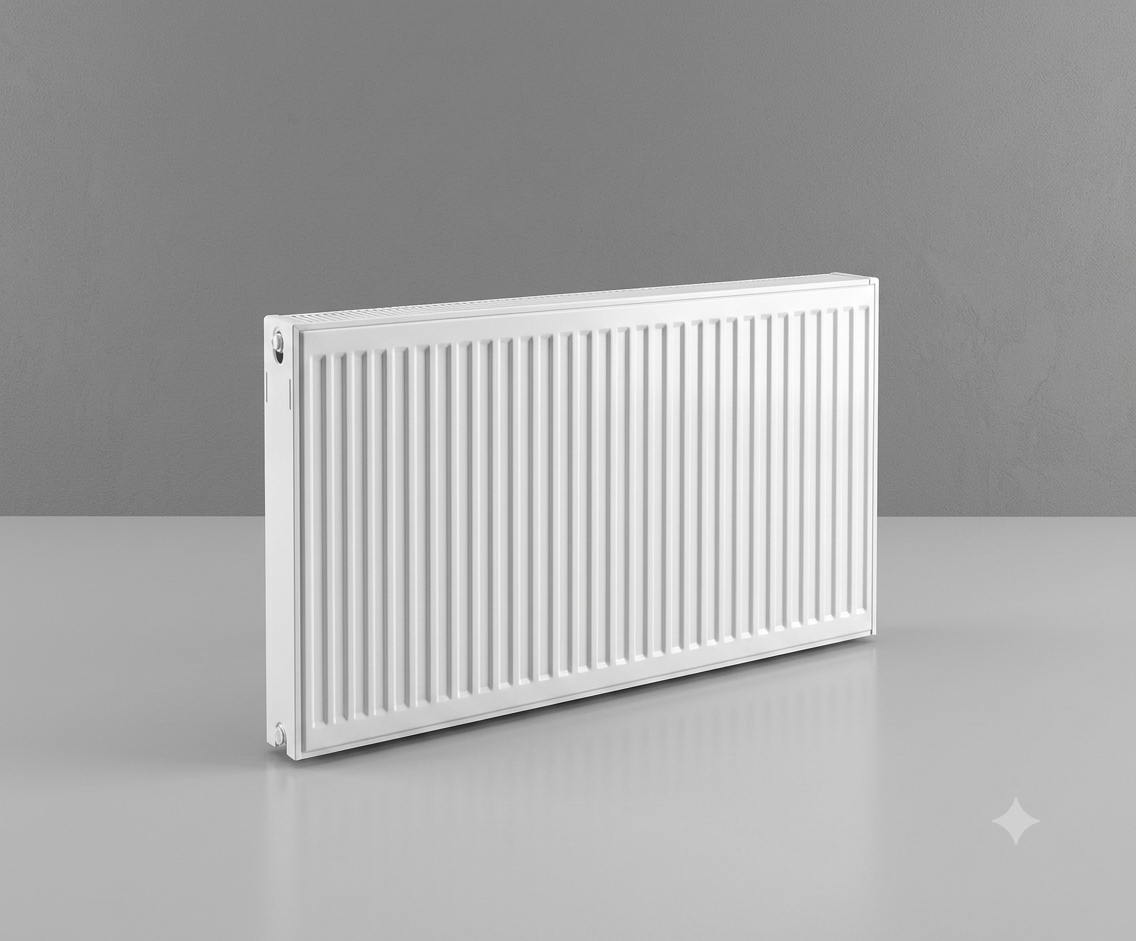 Beyaz panel radyatör — modern konut ısıtma çözümü